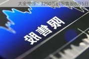 大全能源：3250万股限售股8月5日解禁