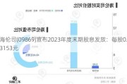 海伦司(09869)宣布2023年度末期股息发放：每股0.3153元