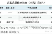 日本交易市场日评7月22日：全球范围内系统故障，金融市场避险反应