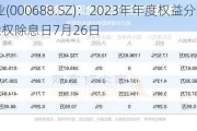 国城矿业(000688.SZ)：2023年年度权益分派10派0.18元 除权除息日7月26日