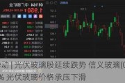 港股异动 | 光伏玻璃股延续跌势 信义玻璃(00868)跌超6% 光伏玻璃价格承压下滑