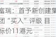 富瑞：首予新创建集团“买入”评级 目标价11港元