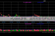 Mysteel数据：国内市场电解铜库存统计