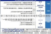 新三板创新层公司先锋股份新增专利信息授权：“一种成品包装盒的转运装置”