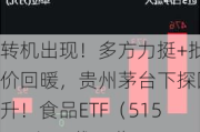 转机出现！多方力挺+批价回暖，贵州茅台下探回升！食品ETF（515710）日线再收阳，尾盘溢价飙升！