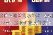 金价在避险需求带动下涨超0.2%，金银矿业股普跌