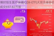 博时恒生医疗保健(QDII-ETF)大宗交易折价成交697.82万股