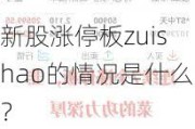 新股涨停板zuishao的情况是什么？