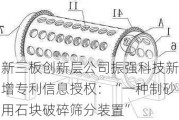 新三板创新层公司振强科技新增专利信息授权：“一种制砂用石块破碎筛分装置”