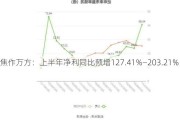 焦作万方：上半年净利同比预增127.41%—203.21%