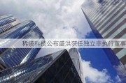 稀镁科技公布盛洪获任独立非执行董事