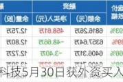 沪深股通|洁美科技5月30日获外资买入0.02%股份