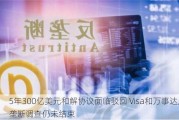 5年300亿美元和解协议面临驳回 Visa和万事达反垄断调查仍未结束