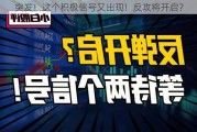 突发！这个积极信号又出现！反攻将开启？