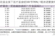 中欧基金旗下医疗基金近3年亏70%，现在还要发行医疗基金，现在能抄底吗？你会买吗？