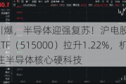 AI需求引爆，半导体迎强复苏！沪电股份涨超8%，科技ETF（515000）拉升1.22%，机构：关注半导体核心硬科技