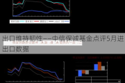 出口维持韧性——中信保诚基金点评5月进出口数据