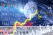 多空激烈鏖战3000点：A股成交年内第二低，分析人士称放量比点位更重要