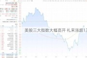 美股三大指数大幅高开 礼来涨超13%