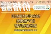 锦州港玉米收购价上涨 60 元/吨，沿海销区报价或被动跟涨