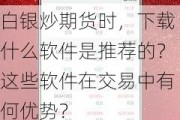 白银炒期货时，下载什么软件是推荐的？这些软件在交易中有何优势？