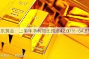 山东黄金：上半年净利同比预增42.07%―64.81%