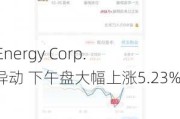 Icon Energy Corp.盘中异动 下午盘大幅上涨5.23%