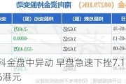 裕承科金盘中异动 早盘急速下挫7.14%报0.026港元