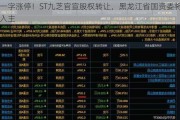 一字涨停！ST九芝官宣股权转让，黑龙江省国资委将入主