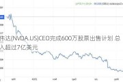 英伟达(NVDA.US)CEO完成600万股票出售*** 总收入超过7亿美元