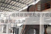 3连板金瑞矿业：高纯碳酸锶和电子级碳酸锶产品应用于液晶玻璃基板的生产