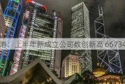 香港：上半年新成立公司数创新高 66734间