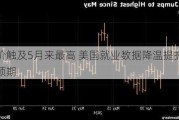 金价触及5月来最高 美国就业数据降温提振降息预期