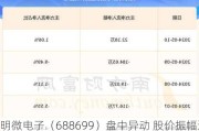 明微电子（688699）盘中异动 股价振幅达11.88%  上涨6.15%（06-19）