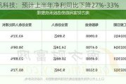 正帆科技：预计上半年净利同比下降27%-33%