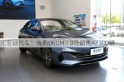 比亚迪汽车：海豹06DM-i 9月销售42300辆