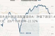 圆信永丰兴源灵活配置混合A：净值下跌至1.4931元，近6个月收益率-22.32%