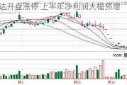 齐翔腾达开盘涨停 上半年净利润大幅预增