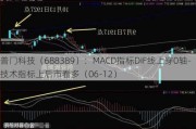 普门科技（688389）：MACD指标DIF线上穿0轴-技术指标上后市看多（06-12）