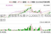 津投城开：控股股东拟累计以2000万元-4000万元增持股份