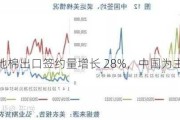 美国陆地棉出口签约量增长 28%，中国为主要买家