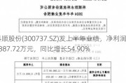 科顺股份(300737.SZ)发上半年业绩，净利润9387.72万元，同比增长54.90%