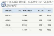 业绩下滑高管薪酬照拿，公募基金公司“高薪低产”困境怎么破局？