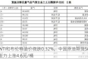 WTI和布伦特油价微跌0.32%，中国原油期货SC主力上涨4.6元/桶