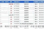 海通证券：维持九兴控股“优于大市”评级 合理价值15.94-17.53港元