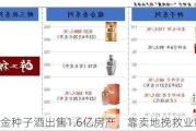 金***酒出售1.6亿房产，靠卖地挽救业绩？