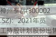 神州泰岳(300002.SZ)：2021年员工持股计划股份出售完毕