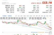 南南资源等煤炭股普涨：多股涨幅超 4%