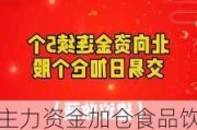 主力资金加仓食品饮料、建筑装饰等行业 北向资金连续8日净卖出