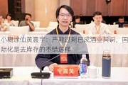 小糊涂仙黄震宇：产能过剩已成酒业共识，国际化是去库存的不错选择